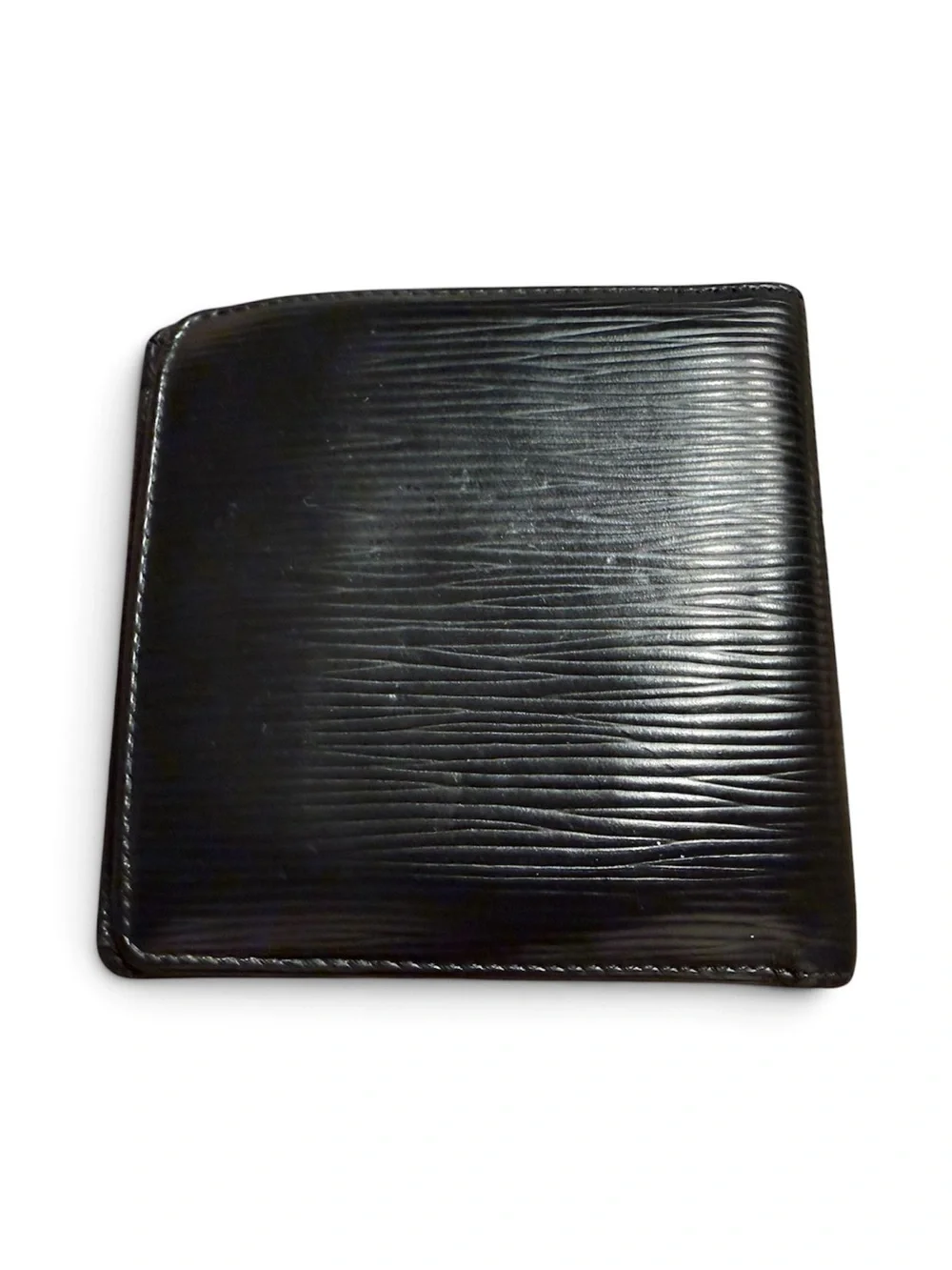 ✨$775 Men’s Louis Vuitton Black Taiga Leather Bifold Wallet